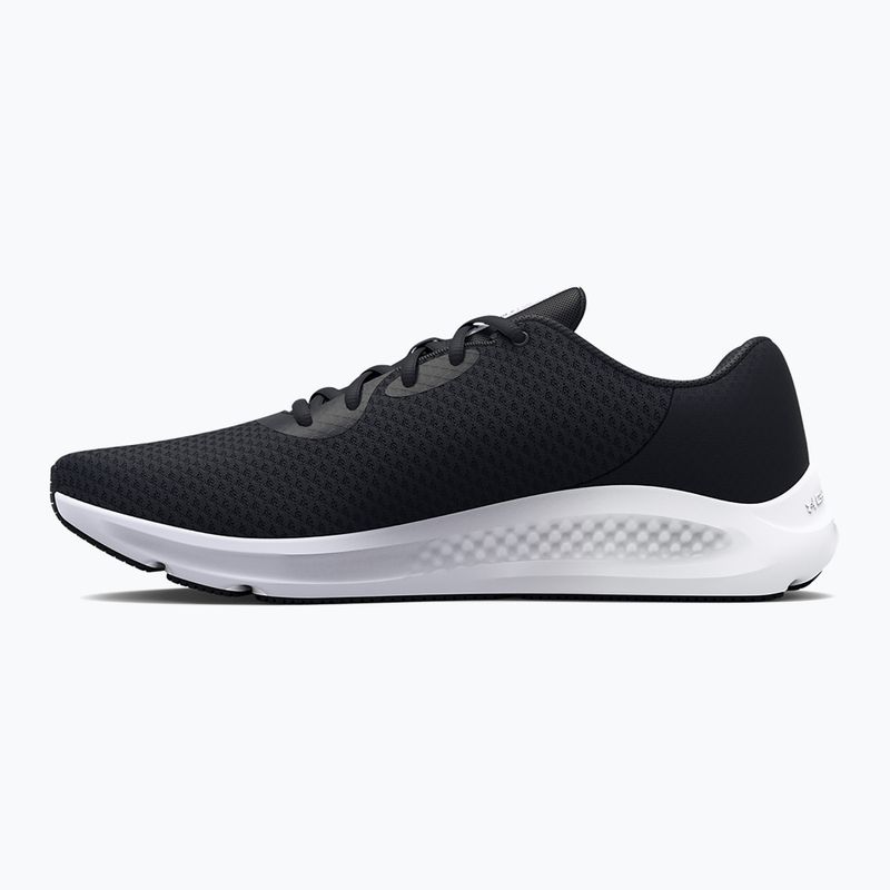 Under Armour Charged Pursuit 3 scarpe da corsa da donna nero/nero/bianco 9