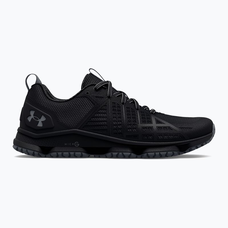 Under Armour MG Strikefast scarpe da uomo nero/nero/grigio 8