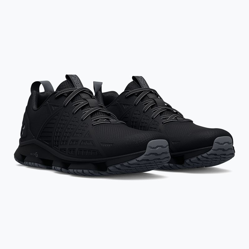 Under Armour MG Strikefast scarpe da uomo nero/nero/grigio 10