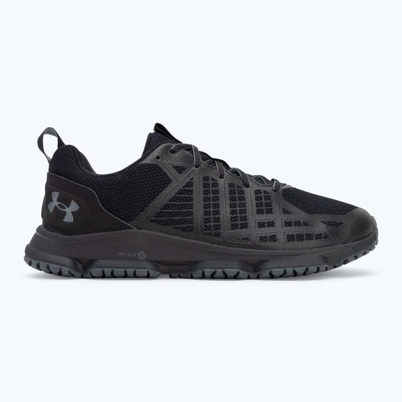 Under Armour MG Strikefast scarpe da uomo nero/nero/grigio 2