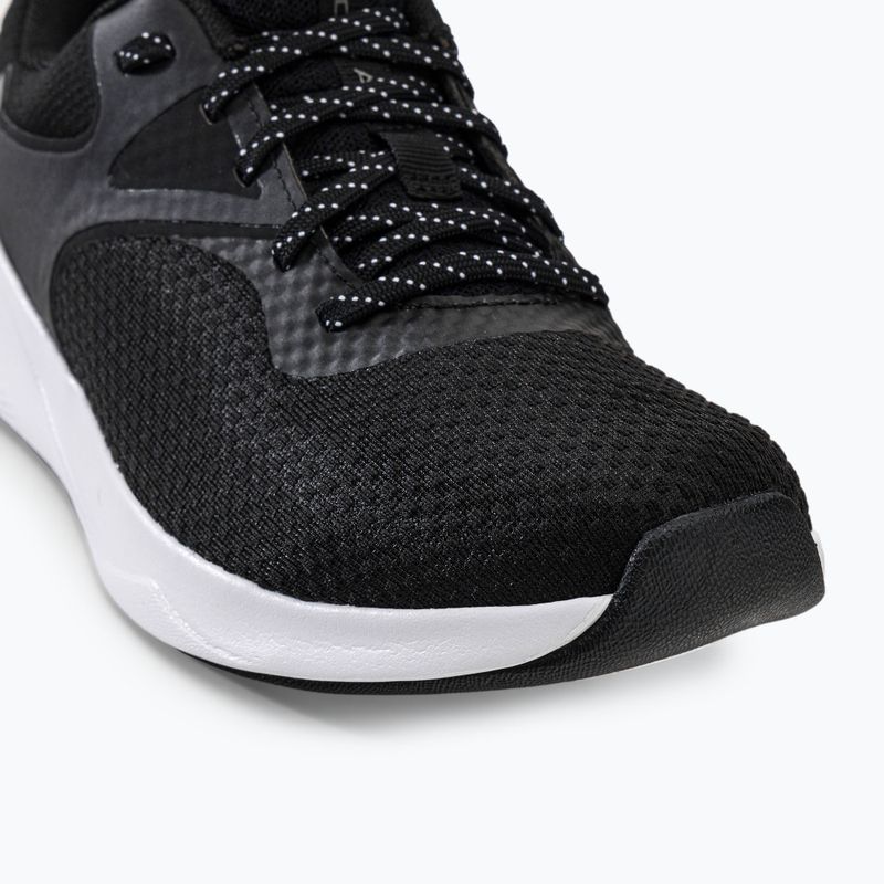 Scarpe da ginnastica da donna Under Armour W Charged Aurora 2 nero/nero/argento caldo metallizzato 7