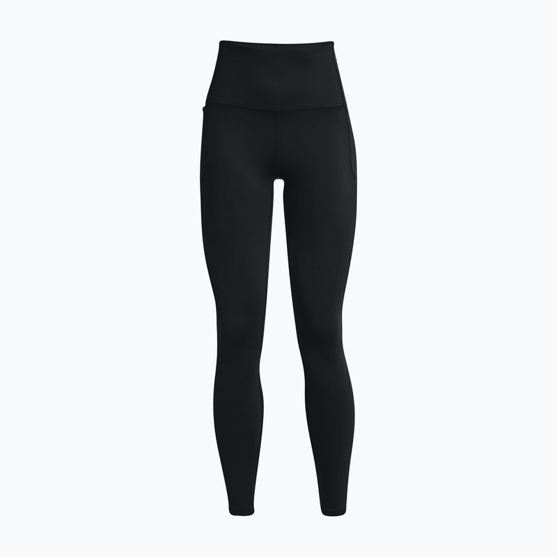 Leggings Under Armour donna Meridian Ultra High Rise nero/argento metallico 5