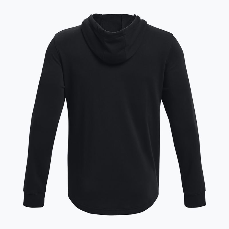 Felpa Under Armour Rival Terry Lc Hd da uomo, nero/bianco anice 6