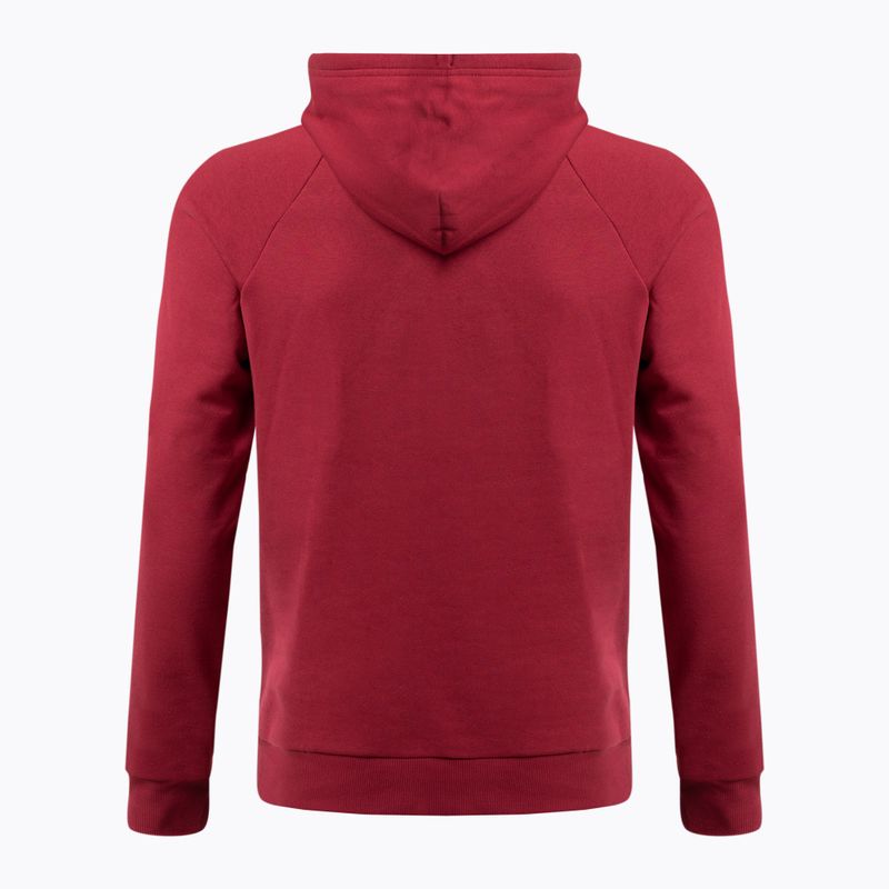 Felpa da uomo Under Armour Rival Fleece Big Logo HD rosso/bianco 5