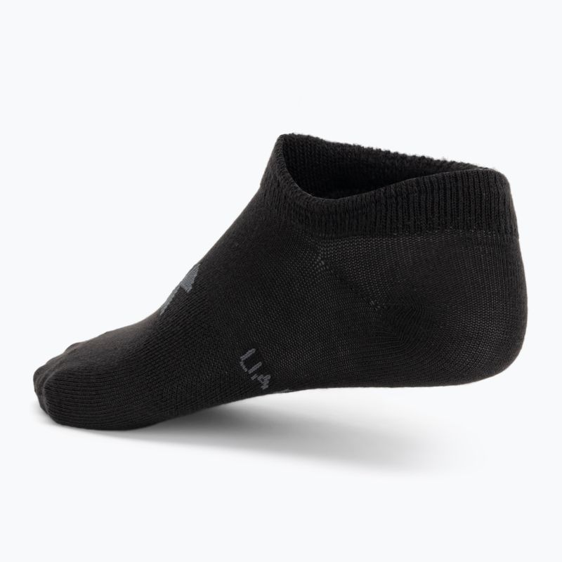 Calzini Under Armour Essential No Show 6 paia nero/nero/grigio campo 2