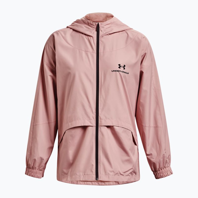 Giacca da allenamento Under Armour Rush Woven Nov rosa da donna