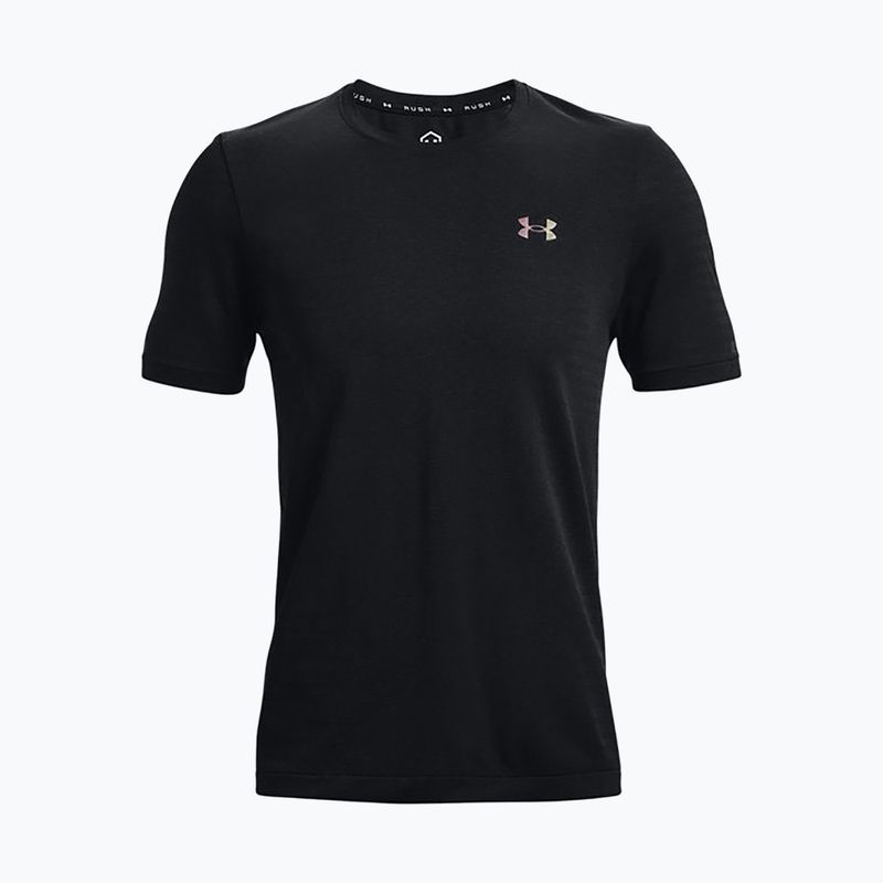 Under Armour maglia da allenamento da uomo UA Rush Seamless Geosport nero/nero