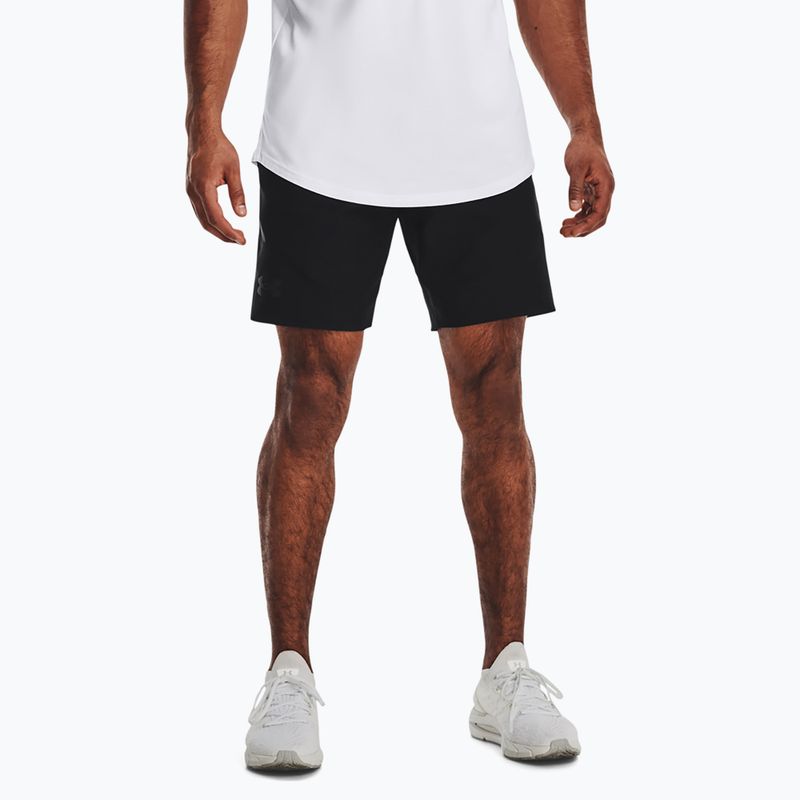 Pantaloncini da uomo Under Armour Unstoppable nero/nero