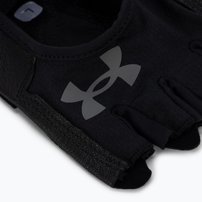 Guanti da allenamento Under Armour M'S Weightlifting da uomo nero/nero/grigio campo 3