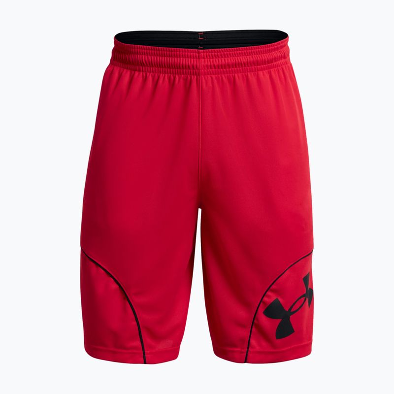 Pantaloncini da basket Under Armour Perimeter 11'' uomo rosso/nero 2