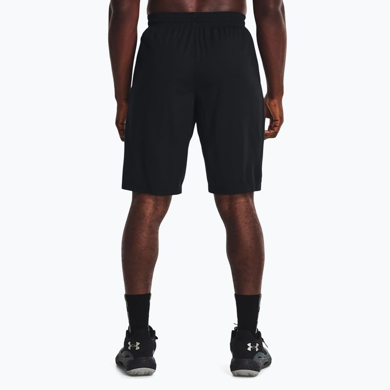 Pantaloncini da basket Under Armour Perimeter 11'' uomo nero/nero 3