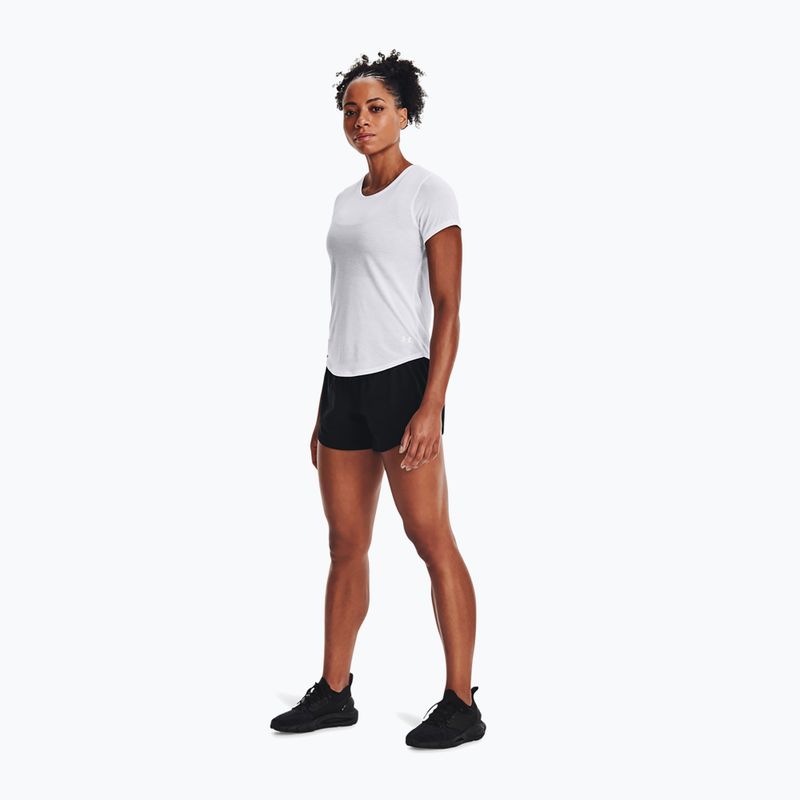 Maglietta da running Under Armour Streaker donna bianco/bianco/riflettente 2