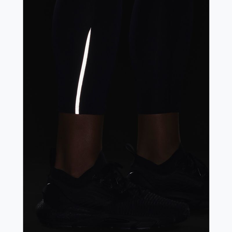 Leggings da corsa Under Armour Launch Ankle donna nero/nero/riflettente 8