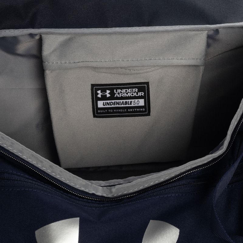 Under Armour Undeniable 5.0 Duffle M 58 l borsa midnight navy/midnight navy/metallic silver 8