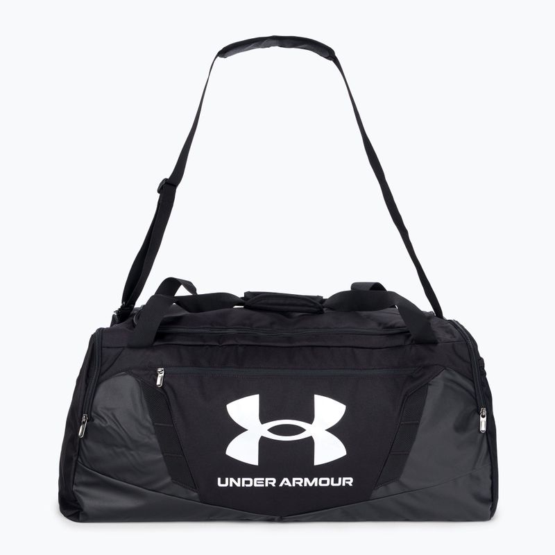 Under Armour Undeniable 5.0 Duffle L 101 l nero/nero/argento metallico borsa