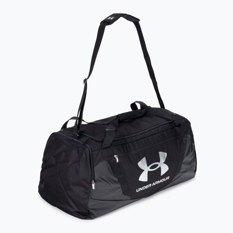 Under Armour Undeniable 5.0 Duffle L 101 l nero/nero/argento metallico borsa 2