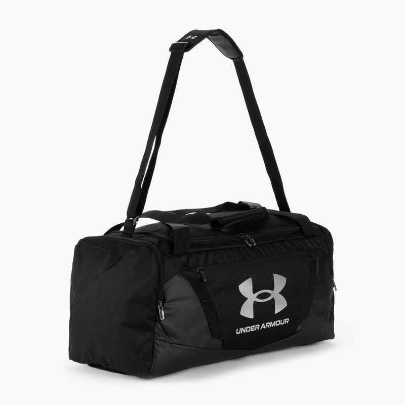 Borsa Under Armour Undeniable 5.0 Duffle M 58 l nero/nero/argento metallico 2