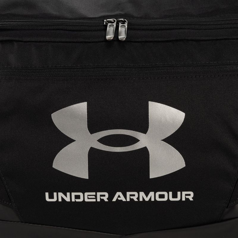 Borsa Under Armour Undeniable 5.0 Duffle M 58 l nero/nero/argento metallico 3