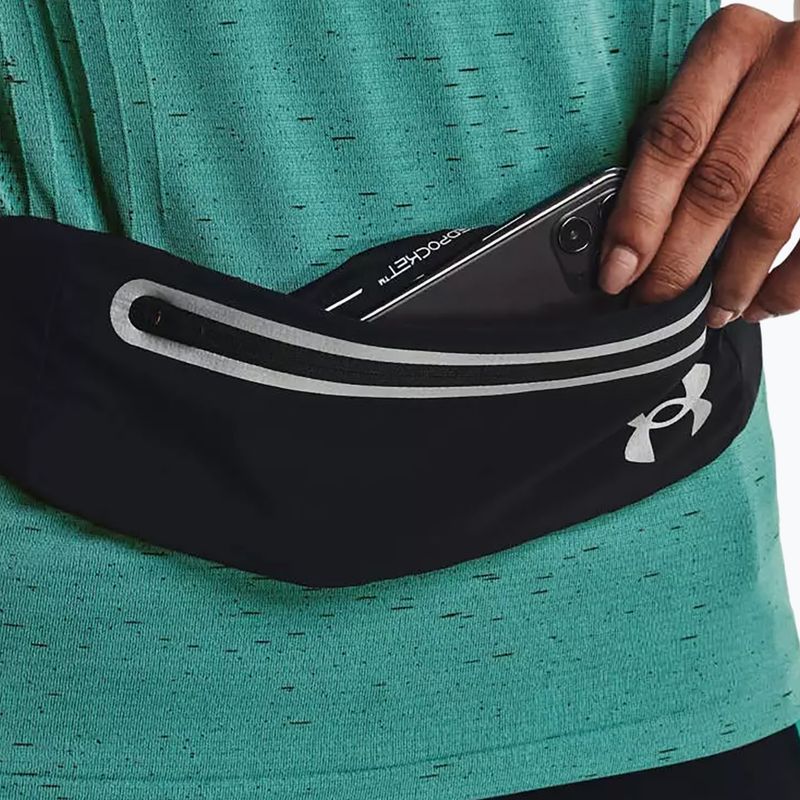 Under Armour Flex Speedpocket Run Belt nero/nero/riflettente 6