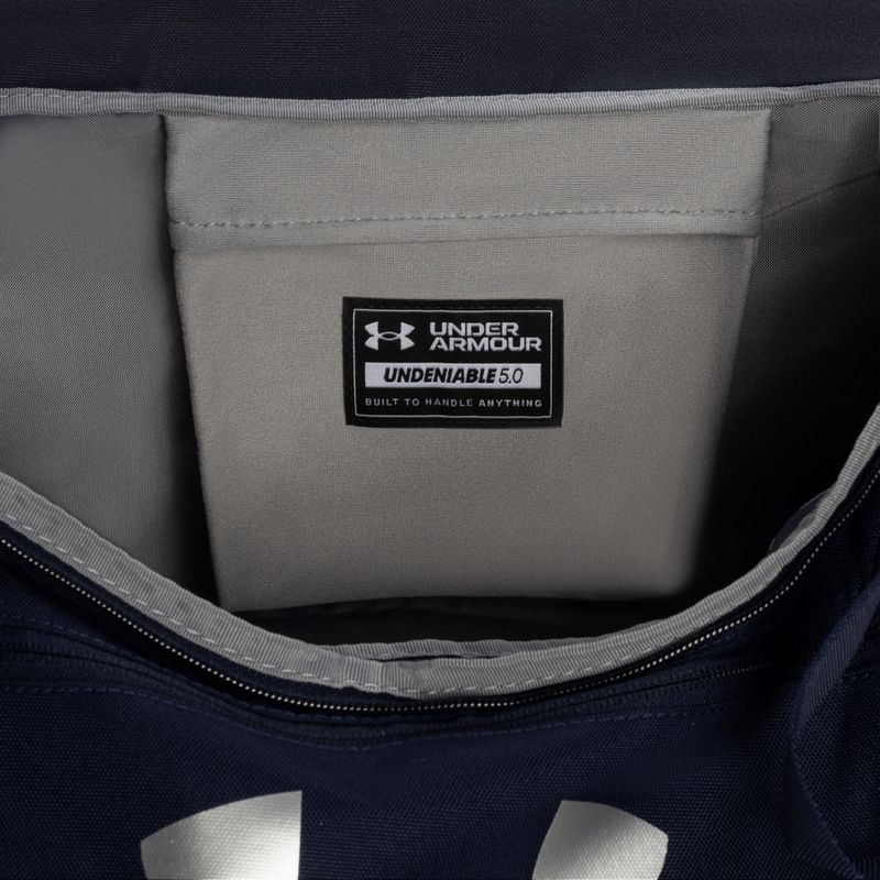 Under Armour Undeniable 5.0 Duffle S 40 l borsa midnight navy/midnight navy/metallic silver 8