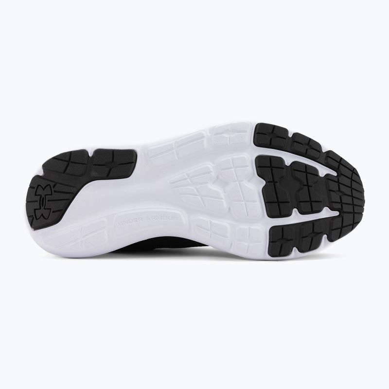 Under Armour Surge 3 nero/bianco/bianco scarpe da corsa da uomo 5