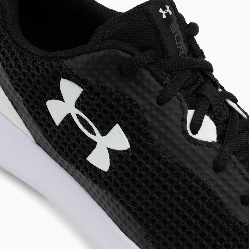 Under Armour Surge 3 nero/bianco/bianco scarpe da corsa da uomo 9
