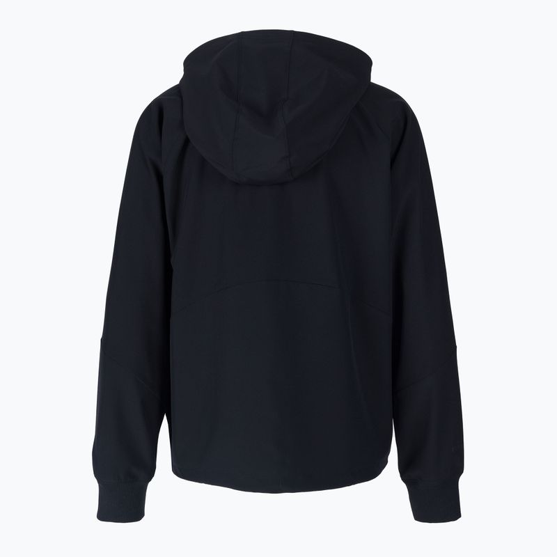 Giacca da allenamento Under Armour Woven FZ donna nero/nero/bianco 2