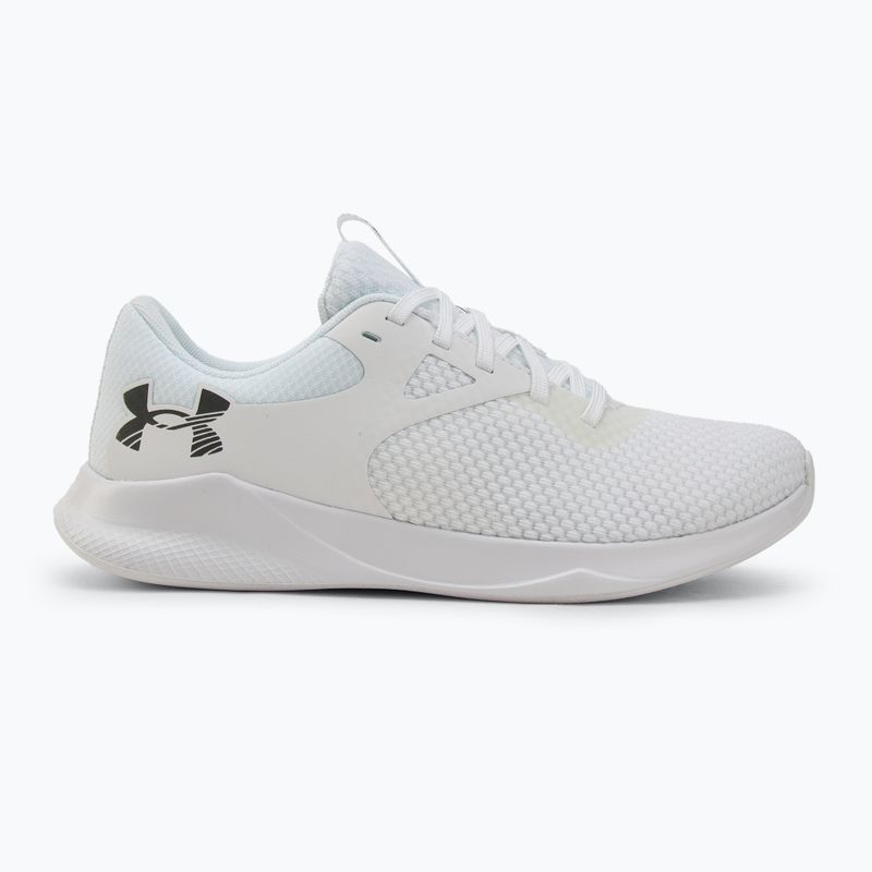 Scarpe da ginnastica da donna Under Armour W Charged Aurora 2 bianco/bianco/argento caldo metallico 2