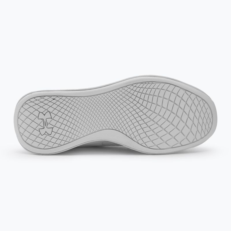 Scarpe da ginnastica da donna Under Armour W Charged Aurora 2 bianco/bianco/argento caldo metallico 4
