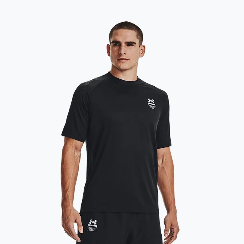 Maglietta da allenamento Under Armour UA Armourprint uomo nero/grigio alo. 3