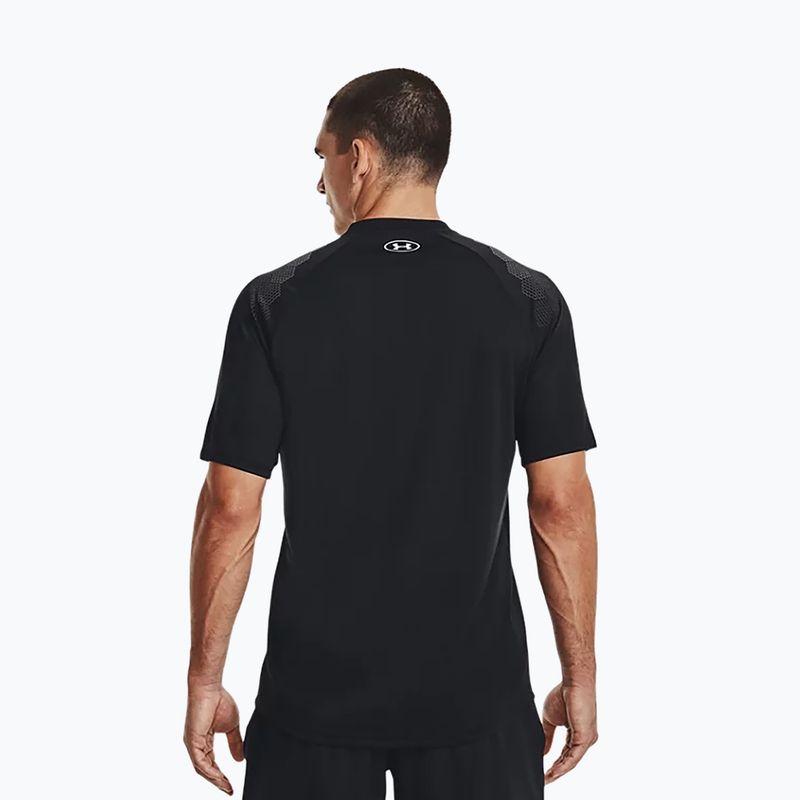 Maglietta da allenamento Under Armour UA Armourprint uomo nero/grigio alo. 4