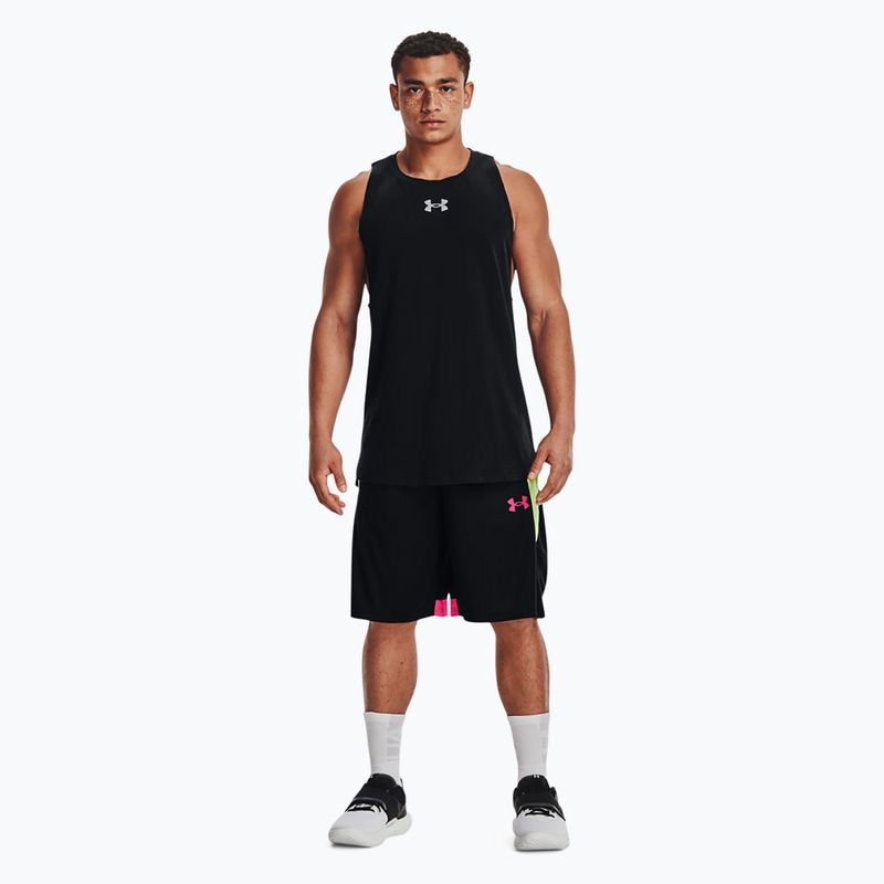 Under Armour Baseline Cotton Tank nero/grigio mod. maglia da basket da uomo 2