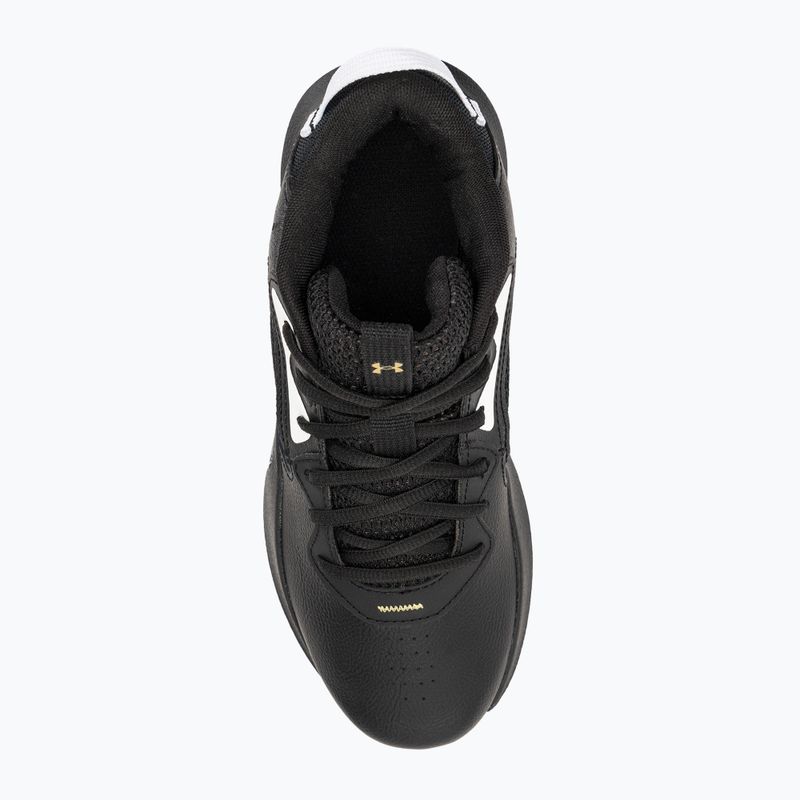 Under Armour Lockdown 6 scarpe da basket da uomo nero/nero/oro metallico 6