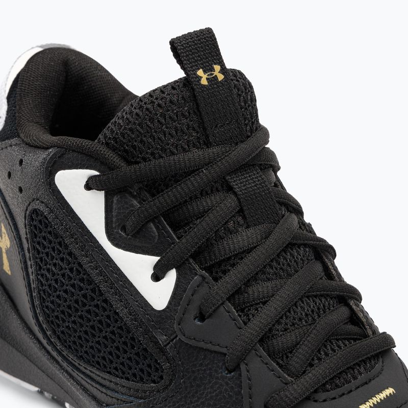 Under Armour Lockdown 6 scarpe da basket da uomo nero/nero/oro metallico 8