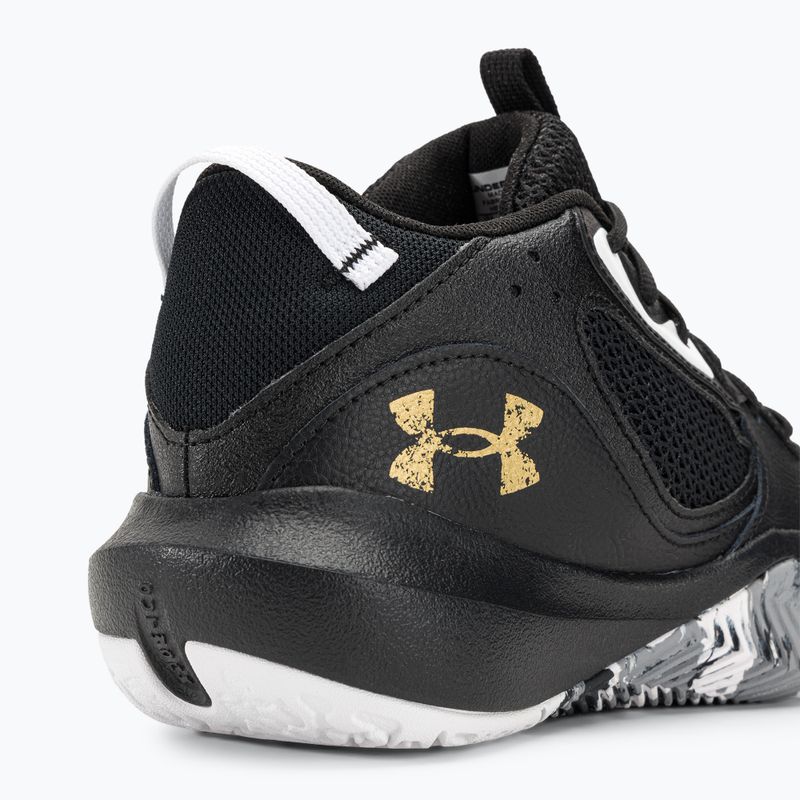 Under Armour Lockdown 6 scarpe da basket da uomo nero/nero/oro metallico 9