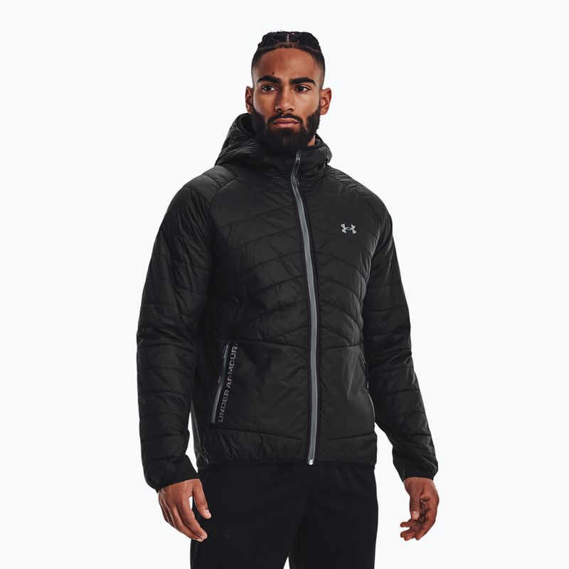 Giacca Under Armour UA Active Hybrid da uomo, nero/nero/grigio pitch