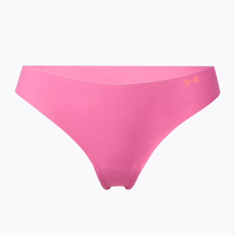 Under Armour Ps ThongPrint mutandine da donna 3 pz. ritmo rosa/ciliegia scura/afterglow 2