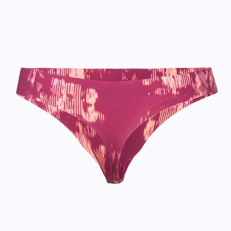 Under Armour Ps ThongPrint mutandine da donna 3 pz. ritmo rosa/ciliegia scura/afterglow 8