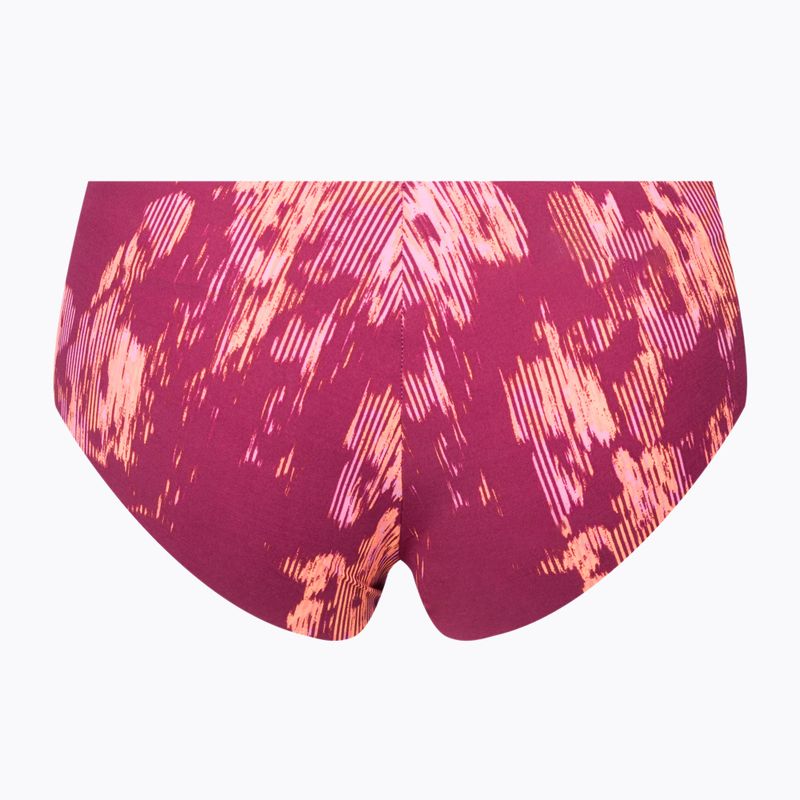 Under Armour Ps Hipster Print slip da donna 3 pz. ritmo rosa/ciliegia scura/afterglow 9