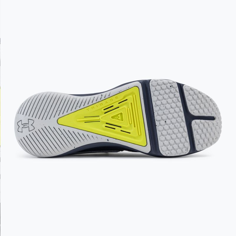Under Armour Hovr Rise 4 acciaio temperato/marino medio/blu carolina scarpe da ginnastica da uomo 5