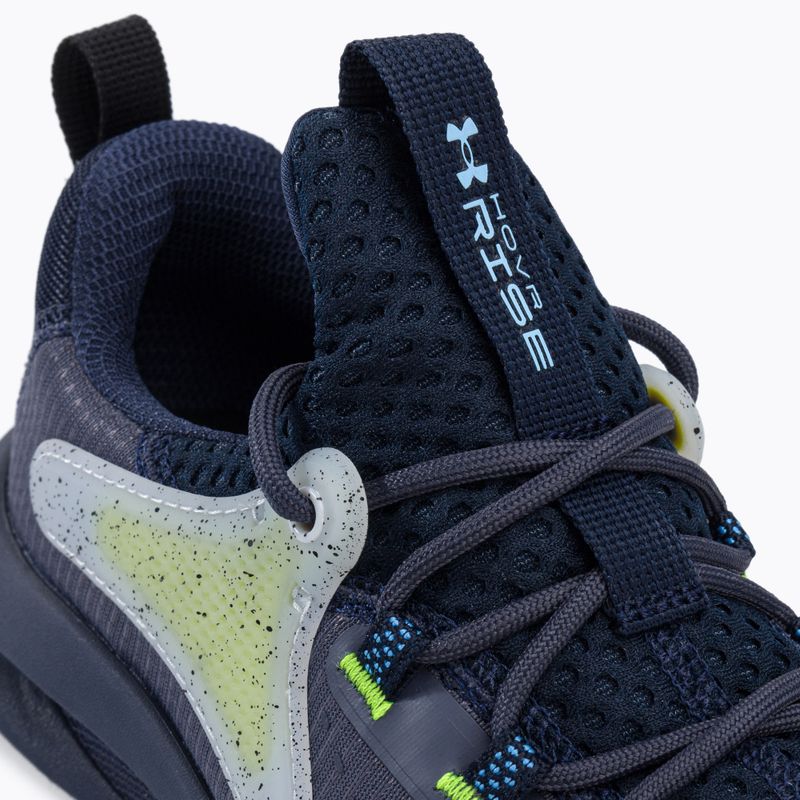Under Armour Hovr Rise 4 acciaio temperato/marino medio/blu carolina scarpe da ginnastica da uomo 9