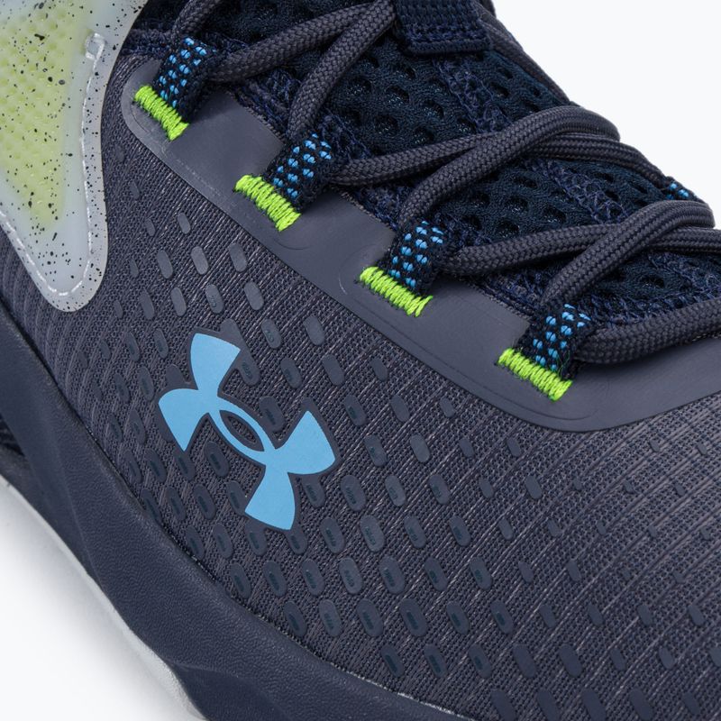 Under Armour Hovr Rise 4 acciaio temperato/marino medio/blu carolina scarpe da ginnastica da uomo 11