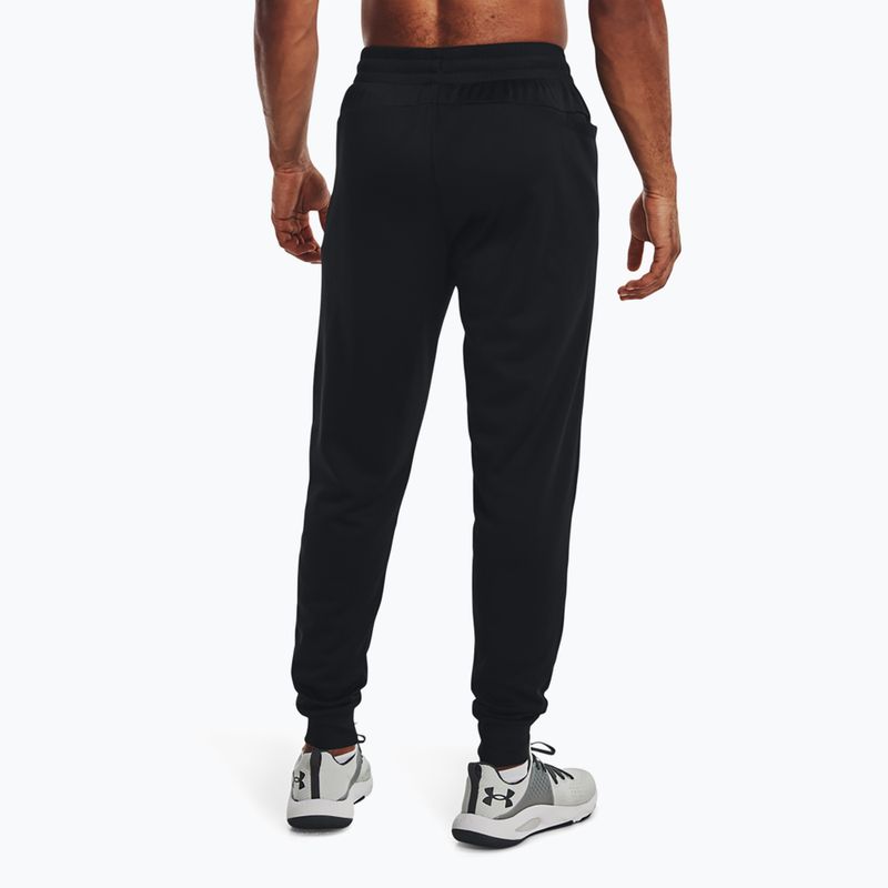 Under Armour Armour Fleece Joggers nero/nero pantaloni da allenamento da uomo 3