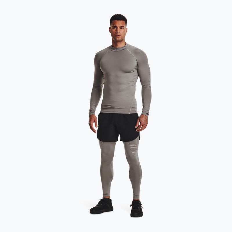Under Armour uomo maniche lunghe da allenamento UA Cg Armour Novelty Mock peltro/riflettente 2