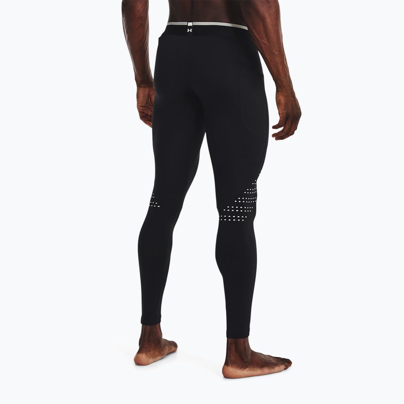 Leggings Under Armour da uomo UA Cg Armour Novelty nero/riflettente 2
