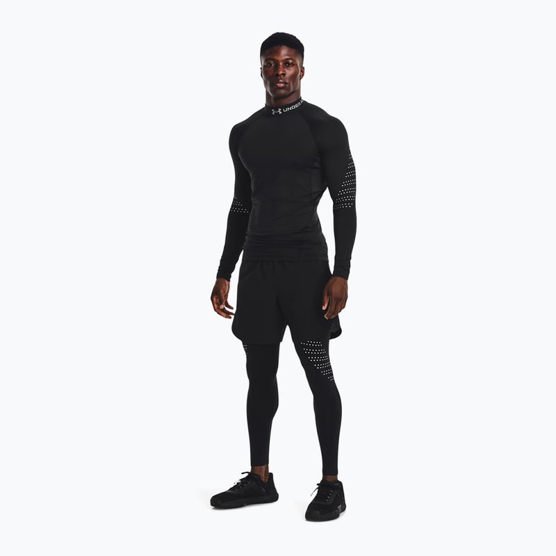 Leggings Under Armour da uomo UA Cg Armour Novelty nero/riflettente 3