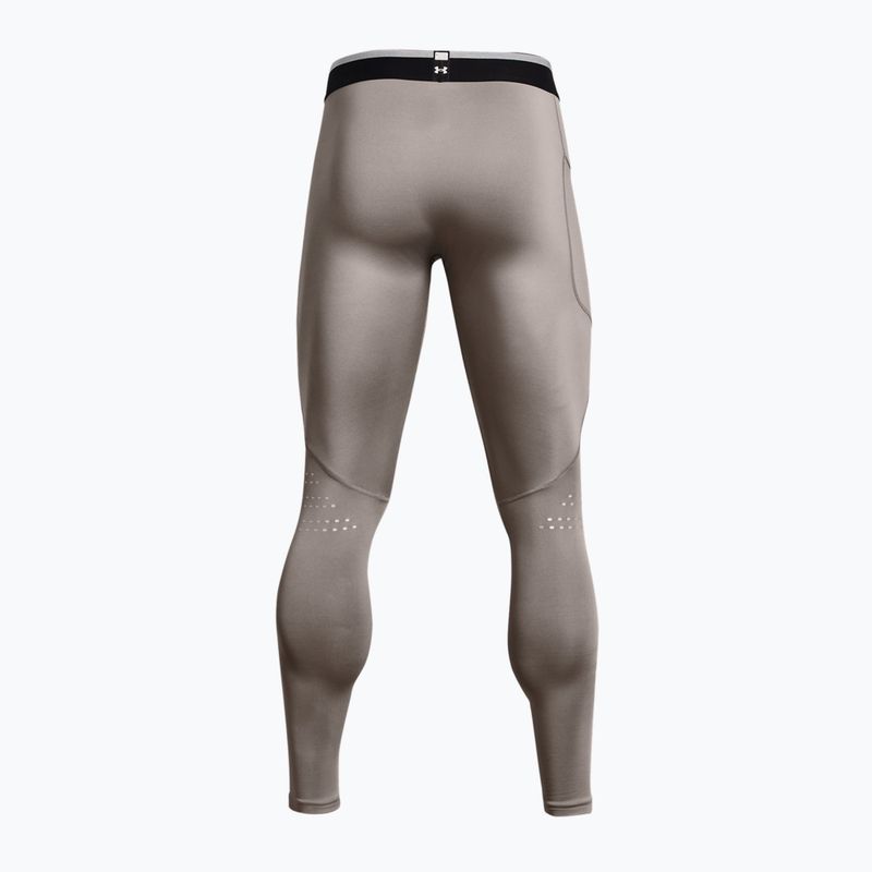 Leggings Under Armour da uomo UA Cg Armour Novelty peltro/riflettente 2