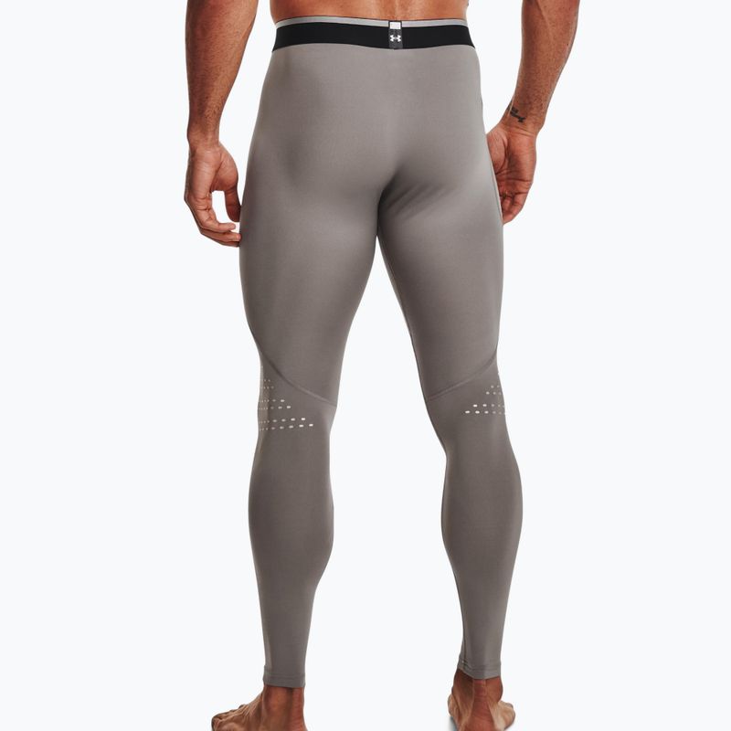 Leggings Under Armour da uomo UA Cg Armour Novelty peltro/riflettente 4