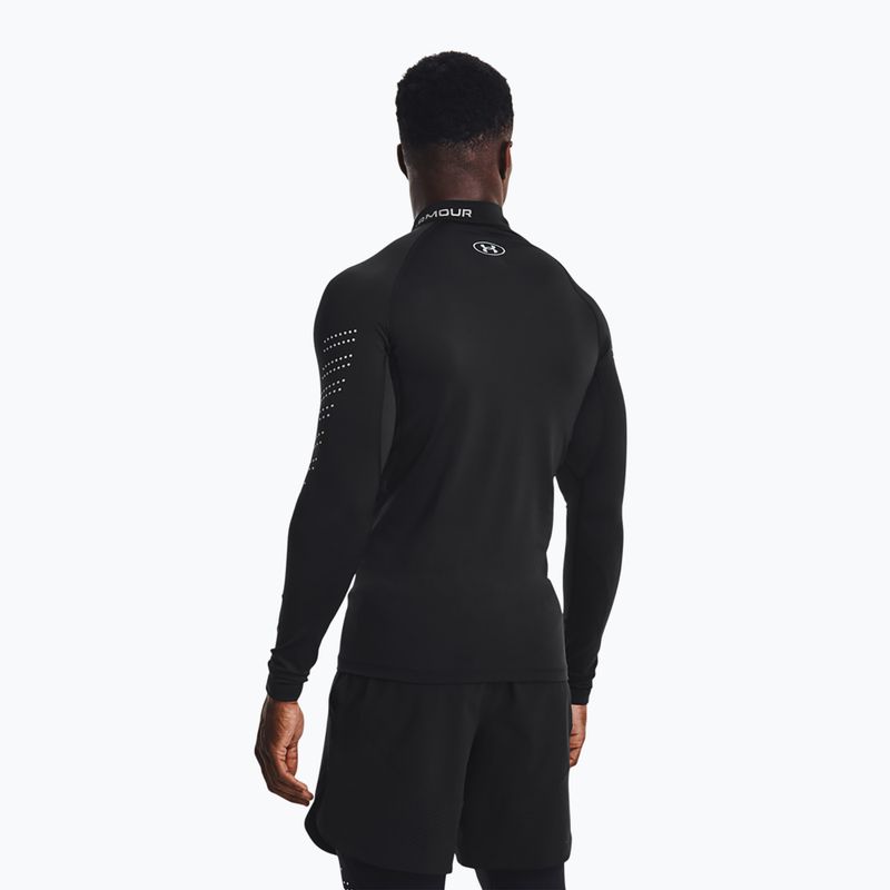 Under Armour uomo manica lunga da allenamento UA Cg Armour Novelty Mock nero/riflettente 2