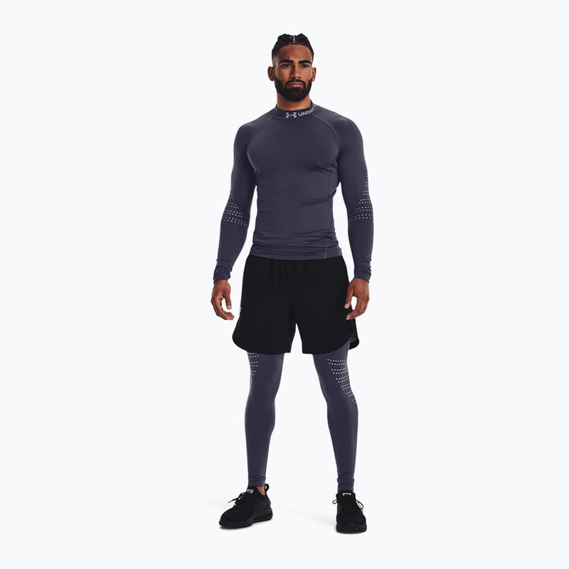 Under Armour uomo manica lunga da allenamento UA Cg Armour Novelty Mock acciaio temperato/riflettente 3